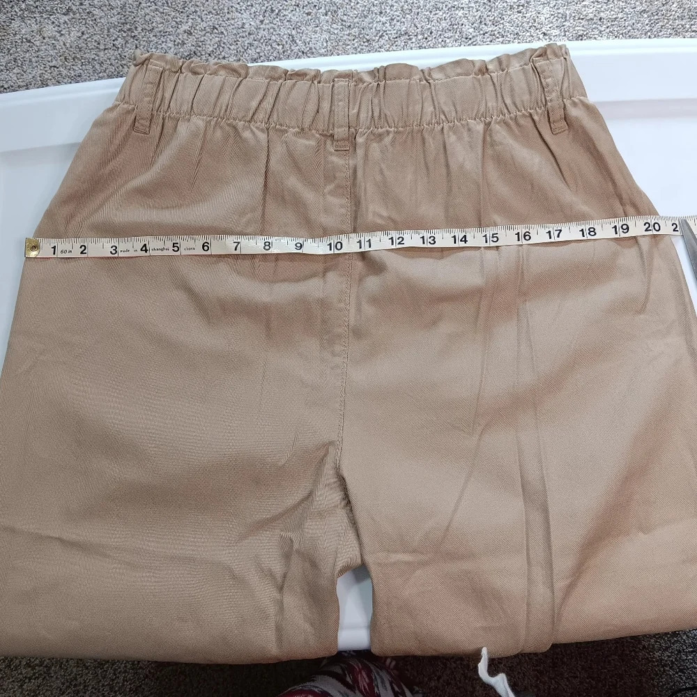 Sanctuary Women's super high-rise pants, straight leg, sz L, lyocell, pull-on. - Picture 10 of 16